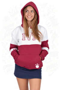 Buzo hoodie personalizado para promoción estudiantil en Bogotá y Cundinamarca – Rebels